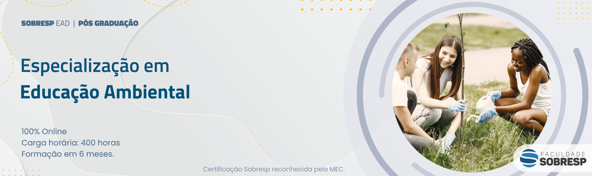 Especialização em Educação Ambiental – Pós-graduação Sobresp